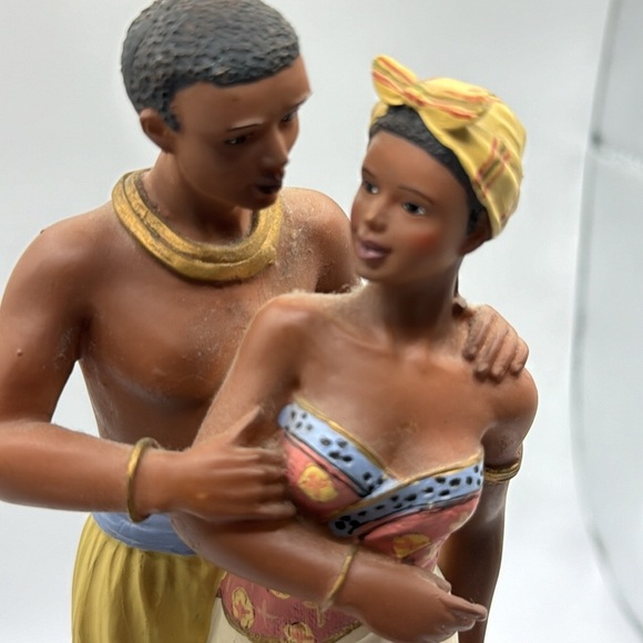Ebony Treasures African Man and Woman Figurine - United Treasures, Inc - Picture 2 of 8